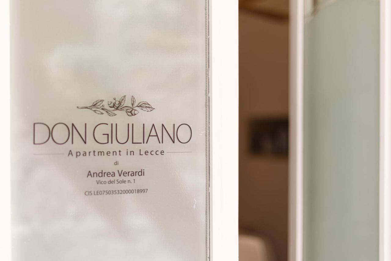 Apartment Don Giuliano Centro Lecce Exterior photo